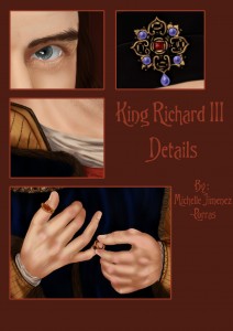 King Richard III - Details of portrait by Michaelle Jimenez-Porras