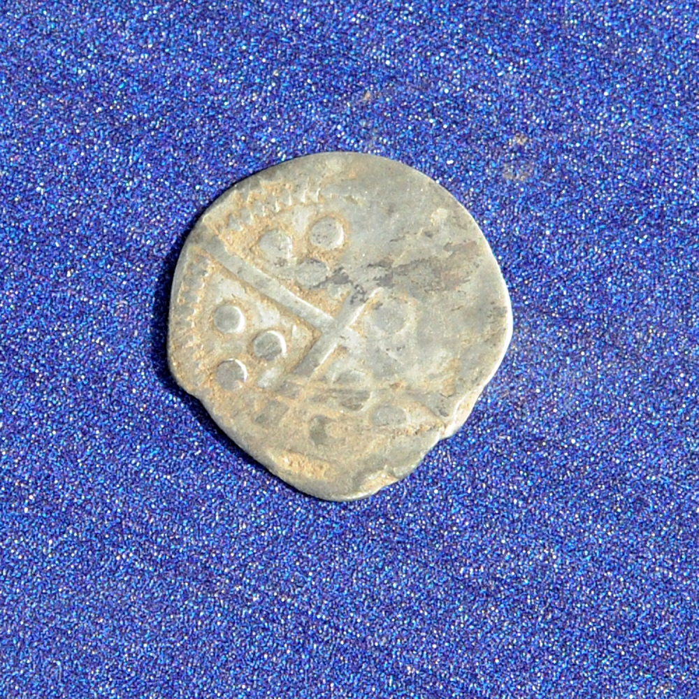 Medieval silver penny found at the site. (Image credit - University of Leicester)